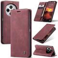 Xiaomi Redmi 14C Caseme 013 Series Portemonnee Hoesje - Wijnrood