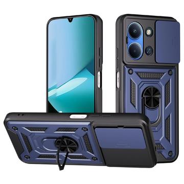 Xiaomi Redmi 15 4G/5G Roterende ring hybride hoesje met camera schild