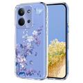 Xiaomi Redmi 15C TPU-hoesje met bloemenpatroon - Paars