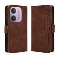 Xiaomi Redmi 17C 5G kaarthouder portemonnee hoesje - Bruin