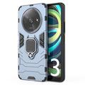 Xiaomi Redmi A3 Hybride Hoesje met Ring Houder - Blauw