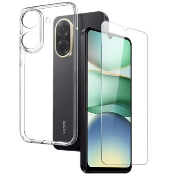 Xiaomi Redmi A5 4G/Poco C71 Northjo 2-in-1 Beschermingsset - Doorzichtig