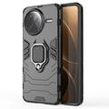 Xiaomi Redmi K80 Pro/Poco F7 Ultra Hybride Hoesje met Ring Houder - Zwart