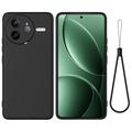 Xiaomi Redmi K80 Pro/Poco F7 Ultra Vloeibare siliconen hoesje met polsbandje