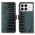 Xiaomi Redmi K90/Poco F8 Pro Crocodile Series Wallet Leren Hoesje met RFID