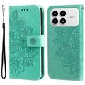 Xiaomi Redmi K90/Poco F8 Pro Mandala Series Portemonnee-hoesje - Groen