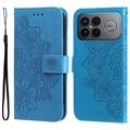 Xiaomi Redmi K90 Pro Max/Poco F8 Ultra Mandala Series Portemonnee-hoesje - Blauw