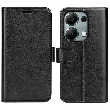 Xiaomi Redmi Note 13 Pro 4G/Poco M6 Pro Portemonnee Hoesje met Magneetsluiting - Zwart