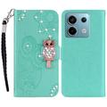 Xiaomi Redmi Note 13 Pro/Poco X6 Uil Strass Portemonnee Hoesje