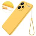 Xiaomi Redmi Note 13 Pro+ Liquid Siliconen Hoesje - Geel