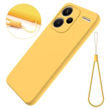 Xiaomi Redmi Note 13 Pro+ Liquid Siliconen Hoesje - Geel