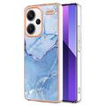 Xiaomi Redmi Note 13 Pro+ Marble Pattern Gegalvaniseerd IMD TPU Hoesje