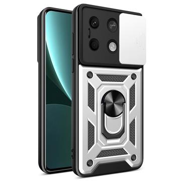 Xiaomi Redmi Note 13 Rotary Ring Hybrid Case with Camera Shield