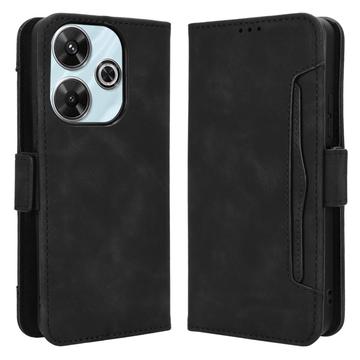 Xiaomi Redmi Note 13R/Redmi 13/Poco M6 4G Cardholder Series Portemonnee Hoesje - Zwart
