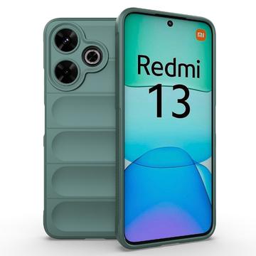 Xiaomi Redmi Note 13R/Redmi 13 5G Rugged TPU Hoesje - Groen
