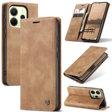 Xiaomi Redmi Note 14 4G Caseme 013 Series Portemonnee Hoesje - Bruin