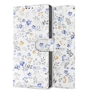 Xiaomi Redmi Note 14 Pro 5G/14 Pro+ 5G/Poco X7 Tech-Protect Portemonnee Hoesje Met Magneet & Standaard - Lentebloemen