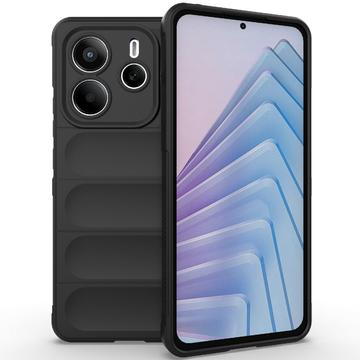 Xiaomi Redmi Note 14 5G Rugged TPU Hoesje - Zwart