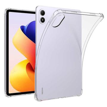 Xiaomi Redmi Pad 2 Pro Schokbestendig siliconen hoesje - Doorzichtig