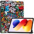 Xiaomi Redmi Pad 2 Pro/Poco Pad M1 Tri-Fold Series Slimme Folio-hoes - Graffiti