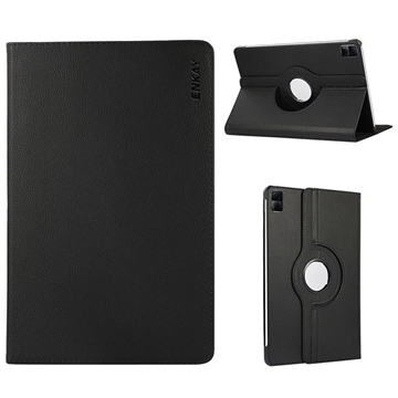 Xiaomi Redmi Pad 360 Roterend Folio Hoesje - Zwart