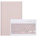 Xiaomi Redmi Pad SE 8.7 Bluetooth Toetsenbord Hoesje - Roze
