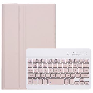 Xiaomi Redmi Pad SE 8.7 Bluetooth Toetsenbord Hoesje - Roze