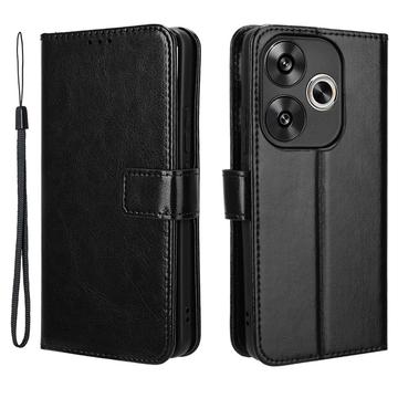 Xiaomi Redmi Turbo 3/Poco F6 Portemonnee Hoesje met Magneetsluiting - Zwart