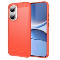 Xiaomi Redmi Turbo 4 Pro Geborsteld TPU Hoesje - Koolstofvezel