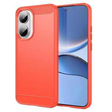 Xiaomi Redmi Turbo 4 Pro Geborsteld TPU Hoesje - Koolstofvezel