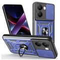 Xiaomi Redmi Turbo 4/Poco X7 Pro Roterende ring hybride hoesje met camera schild