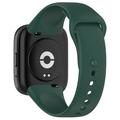 Xiaomi Redmi Watch 3 Lite/3 Active Soft Siliconen Band - Donkergroen