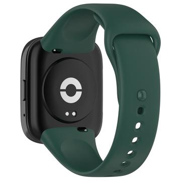 Xiaomi Redmi Watch 3 Lite/3 Active Soft Siliconen Band - Donkergroen