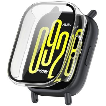 Xiaomi Redmi Watch 5 Active Plastic Hoesje met Glazen Screenprotector - Doorzichtig
