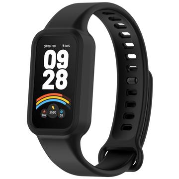 Xiaomi Smart Band 9 Active/Redmi Band 3 Vervangende Siliconen Band met Geïntegreerd Frame