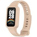 Xiaomi Smart Band 9 Active/Redmi Band 3 Vervangende Siliconen Band met Geïntegreerd Frame - Roze