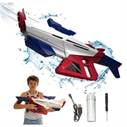 Y12 Elektrisch waterpistool / waterkanon met lichteffecten - rood / blauw