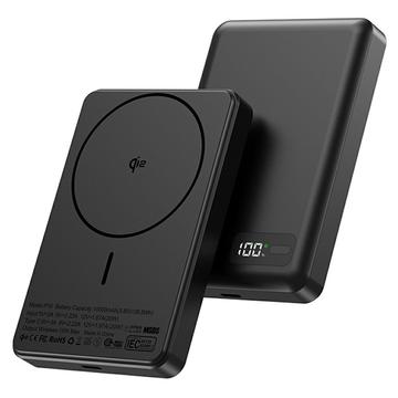 YF-P30 MagSafe compatibele Power Bank 10000mAh met 30W USB-C PD-poort - Zwart