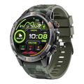 YK15 IP68 Waterdicht Buiten Slim Horloge met Bluetooth Bellen - Groen Camouflage