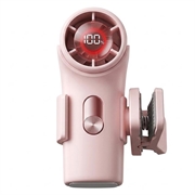 YS-G10 Mini-handventilator met clip en digitaal display