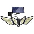 YY-22226 LED-zonnelamp met 4 lampen en PIR-bewegingssensor - 800 lumen