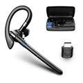 YYK-526 Bluetooth-headset met ENC dubbele microfoon en ruisonderdrukking - zwart