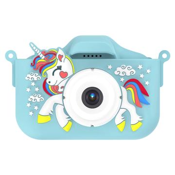 YYTech Eenhoorn Kindercamera met 32GB Geheugenkaart & Kaartlezer