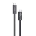 Yesido CA211 Thunderbolt 5 USB-C-kabel - 240W snelladen, 16K-video, 80 Gbps, 1m - zwart