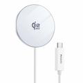 Yesido DS41 Qi 2.2 25W magnetische draadloze oplader - wit
