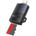 Yesido GS38 Lightning-naar-TF-kaartlezer voor iPhone & iPad