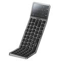 Yesido KB49 draadloos toetsenbord met drie vouwdelen, touchpad, numeriek toetsenblok en standaard - Engels