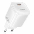 Yesido YC117 60W USB-C GaN-oplader met USB-C-kabel - Wit