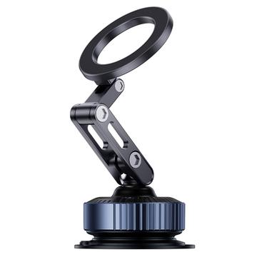 Z25 Opvouwbare Vacuümzuigende Magnetische Autotelefoonhouder - Zwart