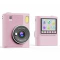 Z900 Direct printen camera voor kinderen met creatieve filters, 32GB geheugenkaart - Roze